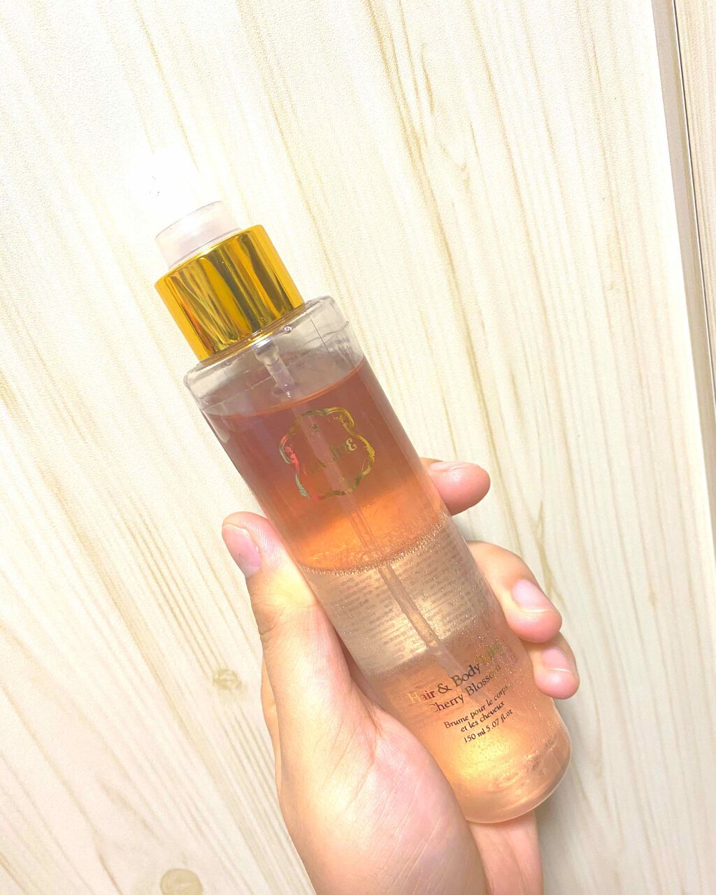 チェリーブロッサム ヘア＆ボディミスト/Laline/ヘアミストを使ったクチコミ（1枚目）