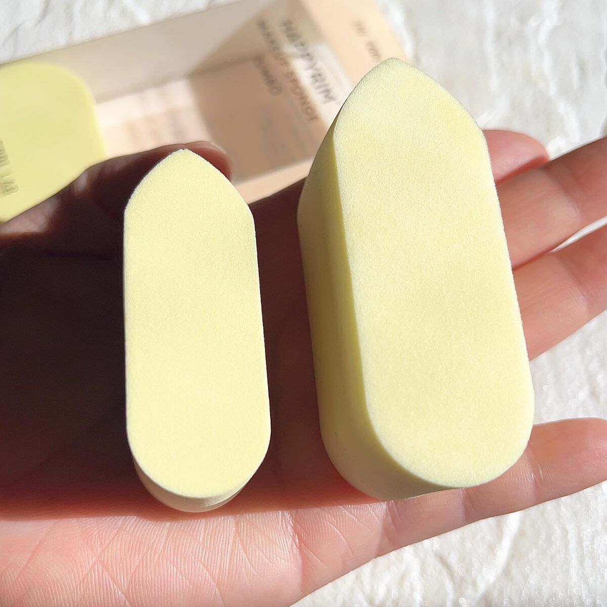 ハッピーリムメイクアップスポンジ Jumbo/THE TOOL LAB/パフ・スポンジを使ったクチコミ（3枚目）