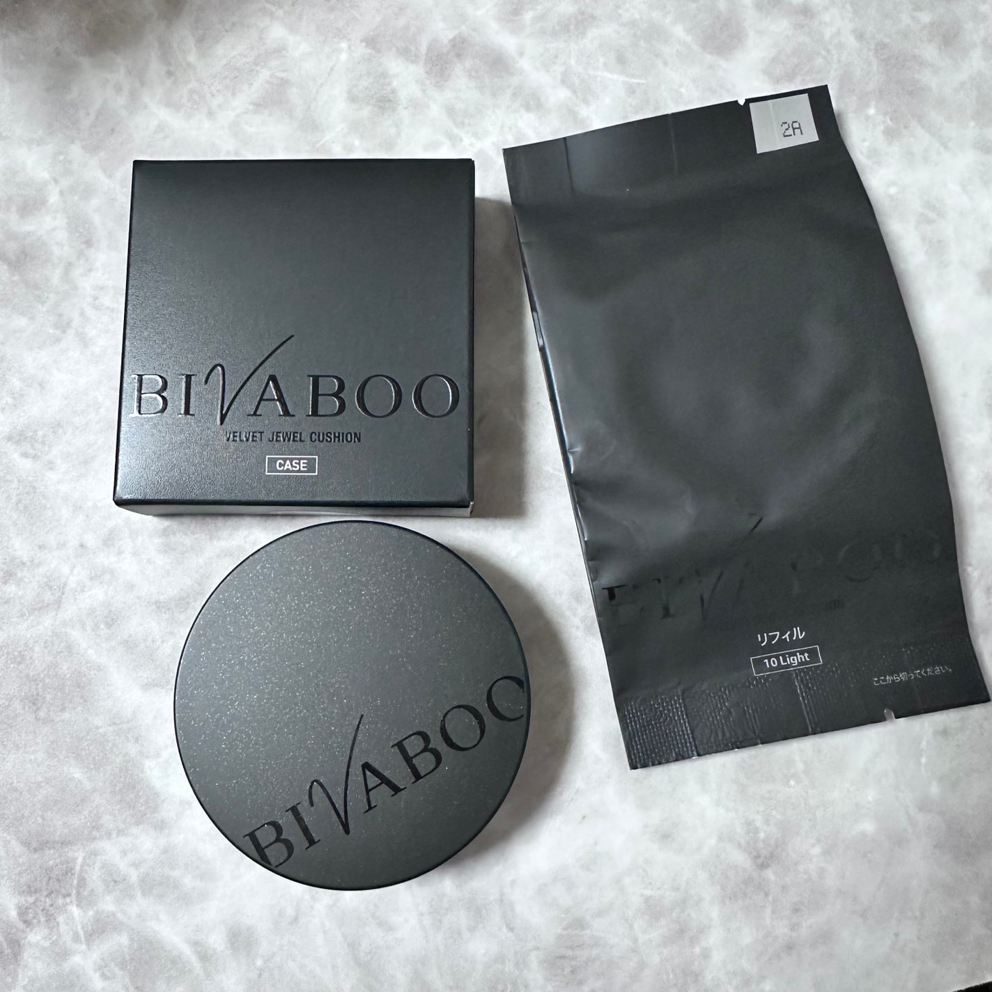 ベルベットジュエルクッション/BIVABOO/クッションファンデーションを使ったクチコミ(3枚目)