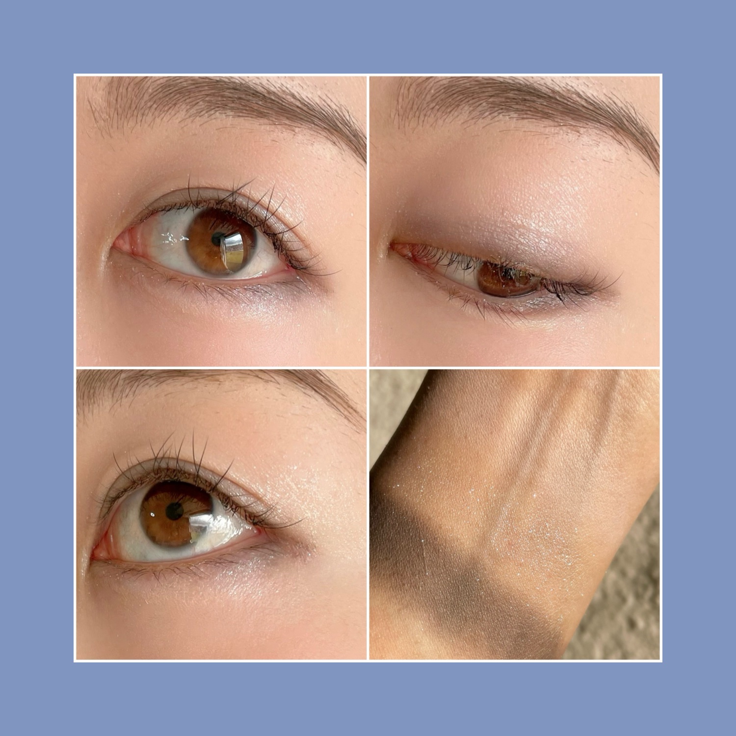 ソフトブラーリングアイパレット 19.ブルーサンドブラーリング/wakemake/アイシャドウパレットを使ったクチコミ（3枚目）