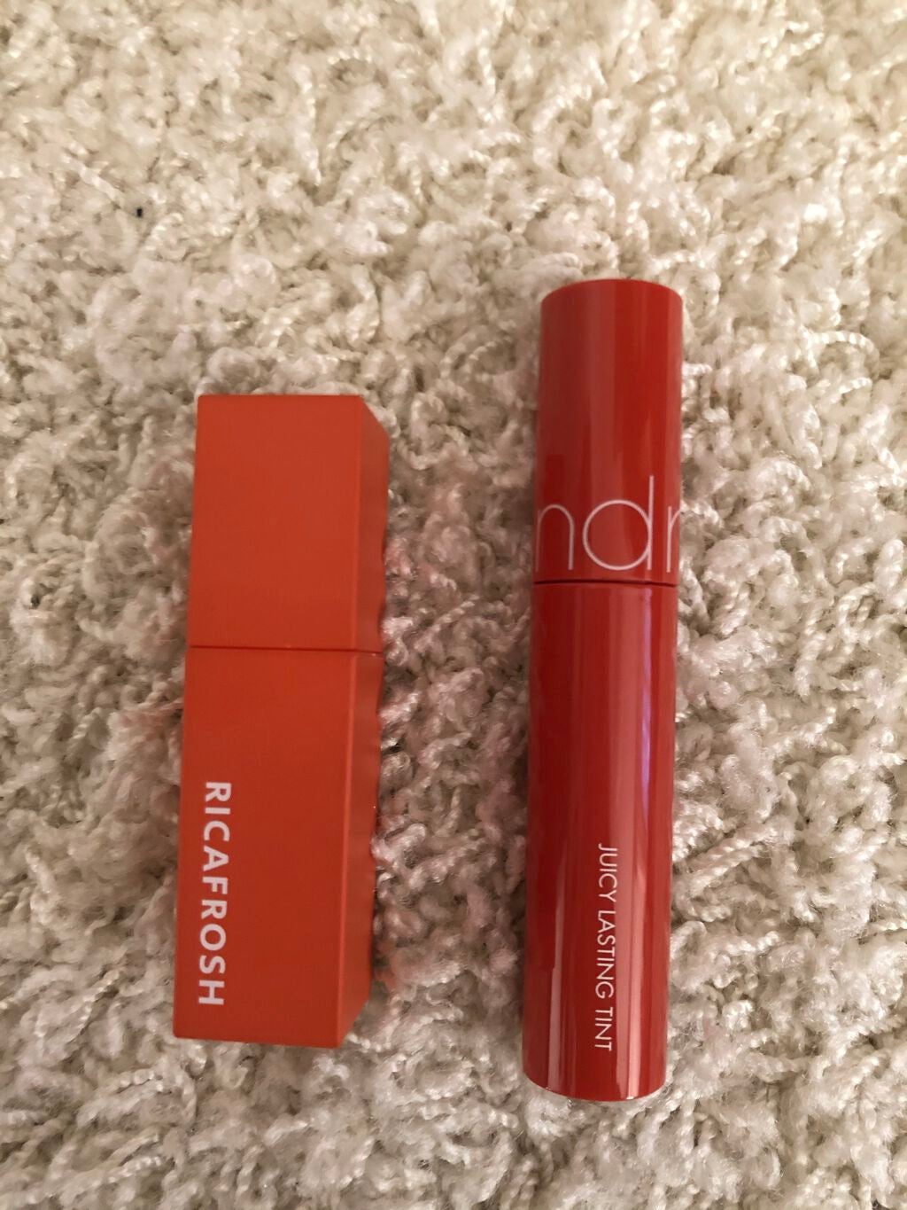 ジューシーラスティングティント/rom&nd/リップティントを使ったクチコミ(1枚目)