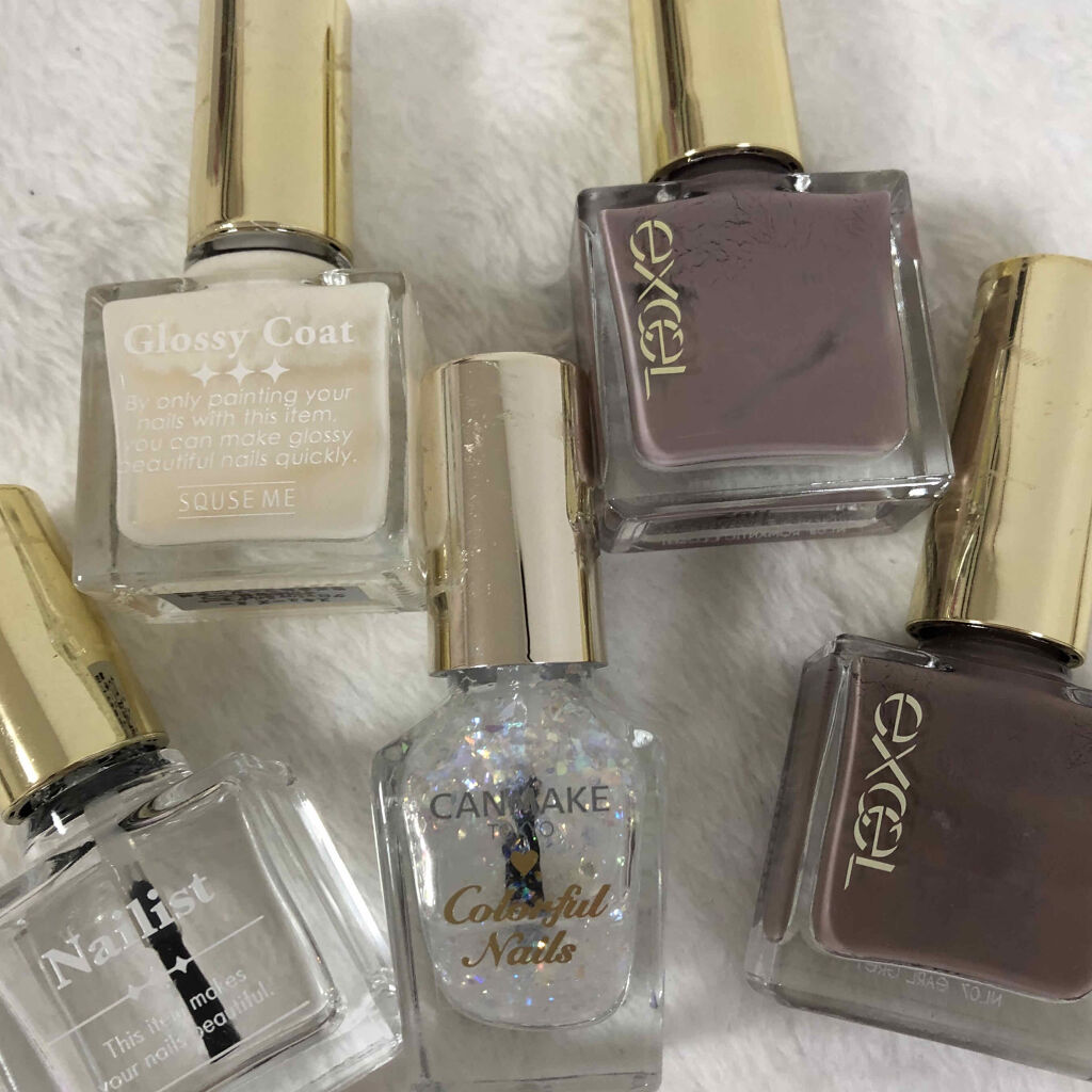 グロッシーコート/スキューズミー/オールインワンネイルを使ったクチコミ（3枚目）