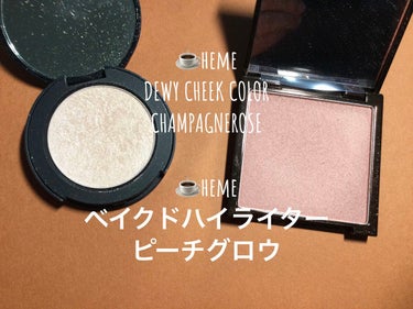 DEWY CHEEK COLOR/heme/パウダーチークを使ったクチコミ（3枚目）