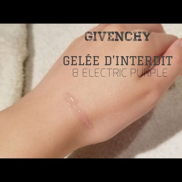 GIVENCHY ジェリー・アンテルディのクチコミ「
＊＾GIVENCHY
　　　◎GELÉE D'INTERDIT (¥3500)
　　　　- .....」（3枚目）