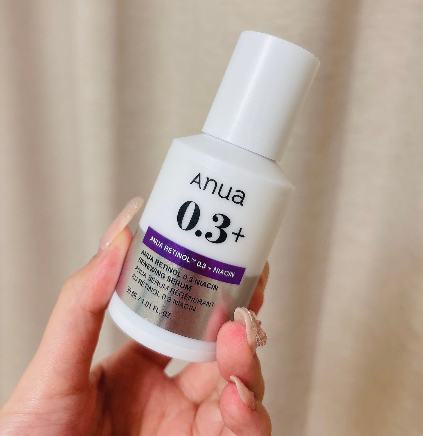 レチノール0.3 ナイアシンリニューイングセラム/Anua/美容液を使ったクチコミ(1枚目)