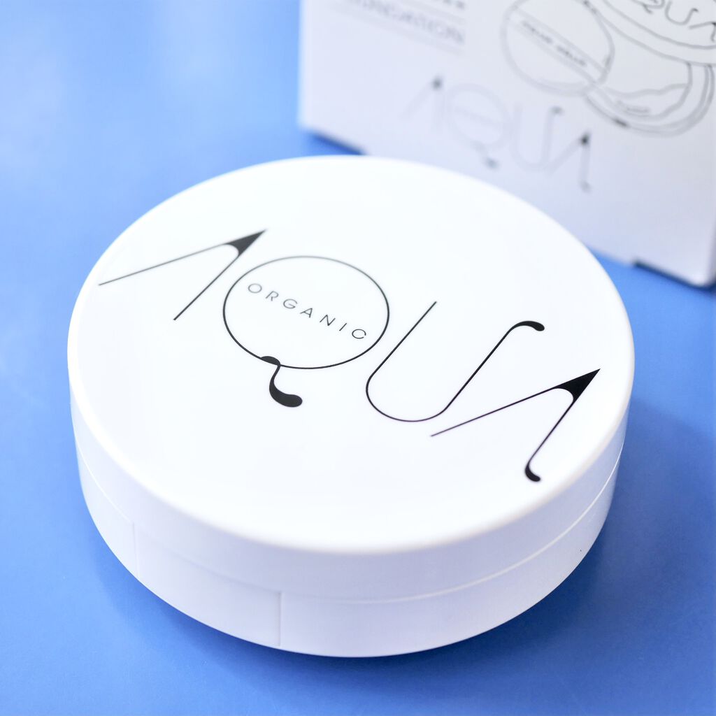 オーガニッククッションコンパクト/アクア・アクア/クッションファンデーションを使ったクチコミ（1枚目）