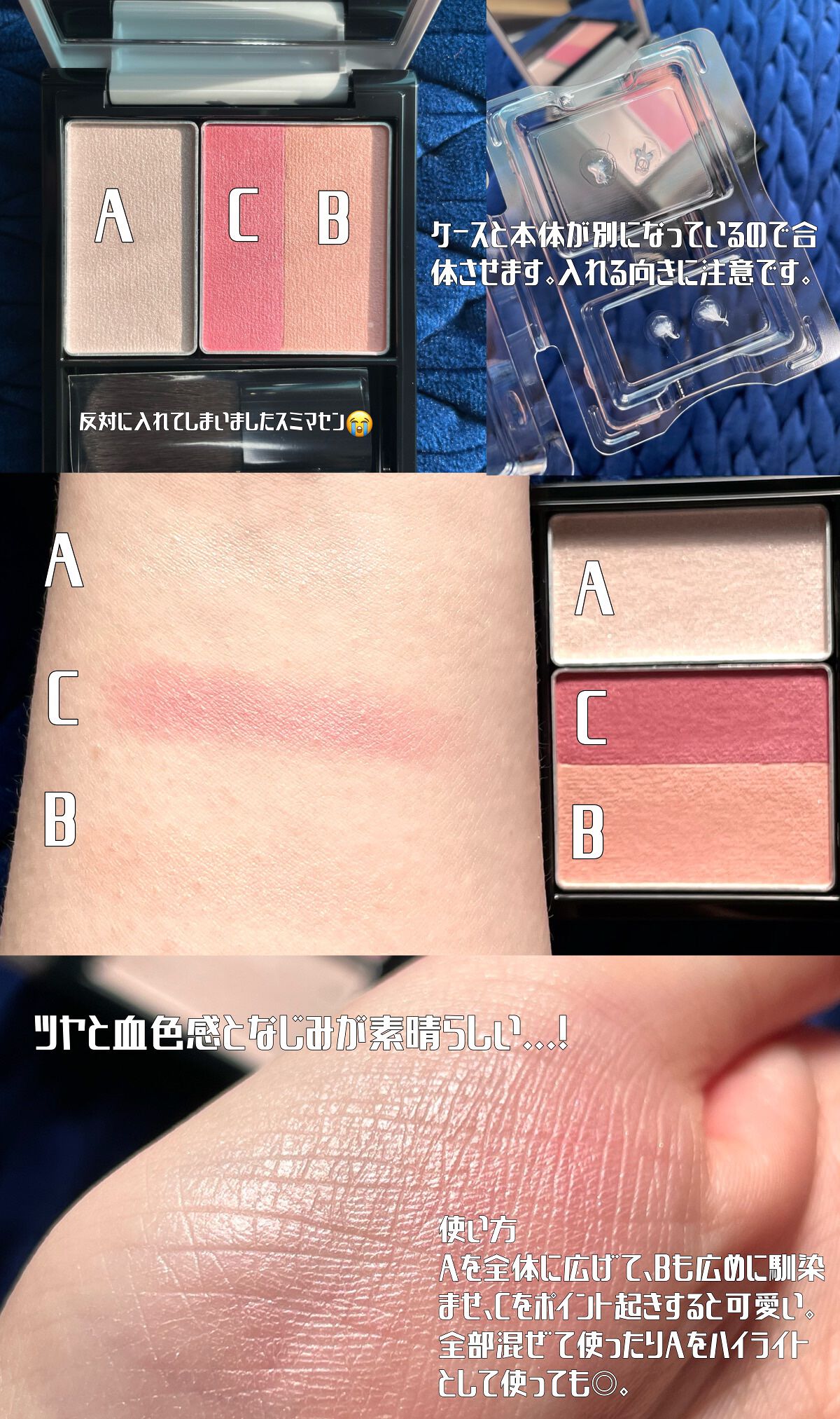 スキンフィットチーク RS1 エレガントローズ/リサージ/パウダーチークを使ったクチコミ（2枚目）