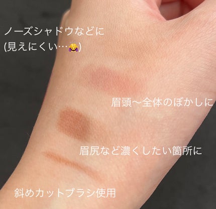 ノーズ&アイブロウパウダー/CEZANNE/パウダーアイブロウを使ったクチコミ(5枚目)