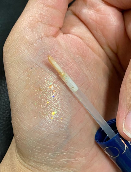 リキッド グリッター シャドウ/rom&nd/グリッターを使ったクチコミ(4枚目)