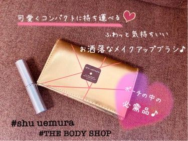 リトラクタブルチークブラシ/THE BODY SHOP/メイクブラシを使ったクチコミ（1枚目）