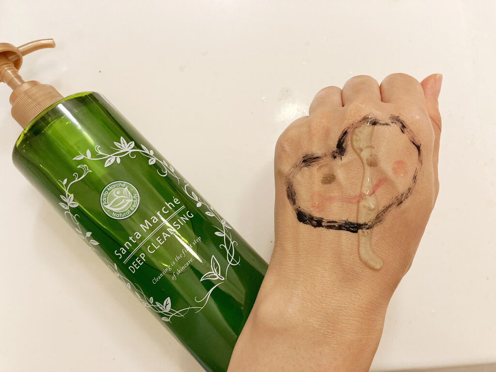 薬用ディープクレンジング/サンタマルシェ/クレンジングジェルを使ったクチコミ（2枚目）