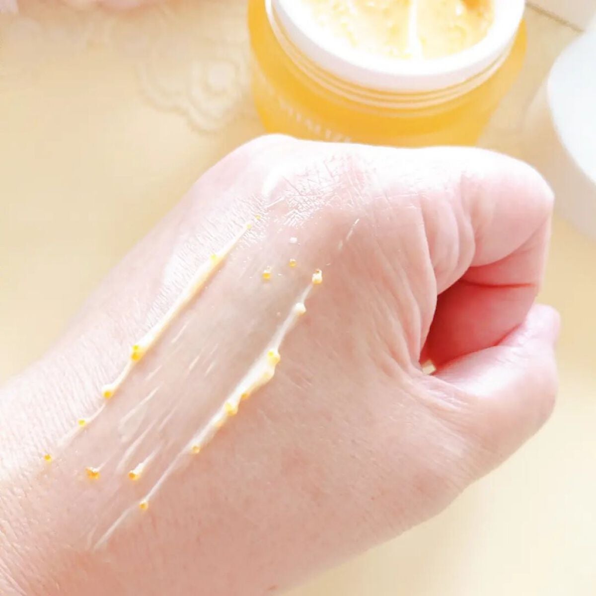 デイリーバイタライズカプセルクリーム/SAM'U/フェイスクリームを使ったクチコミ(5枚目)