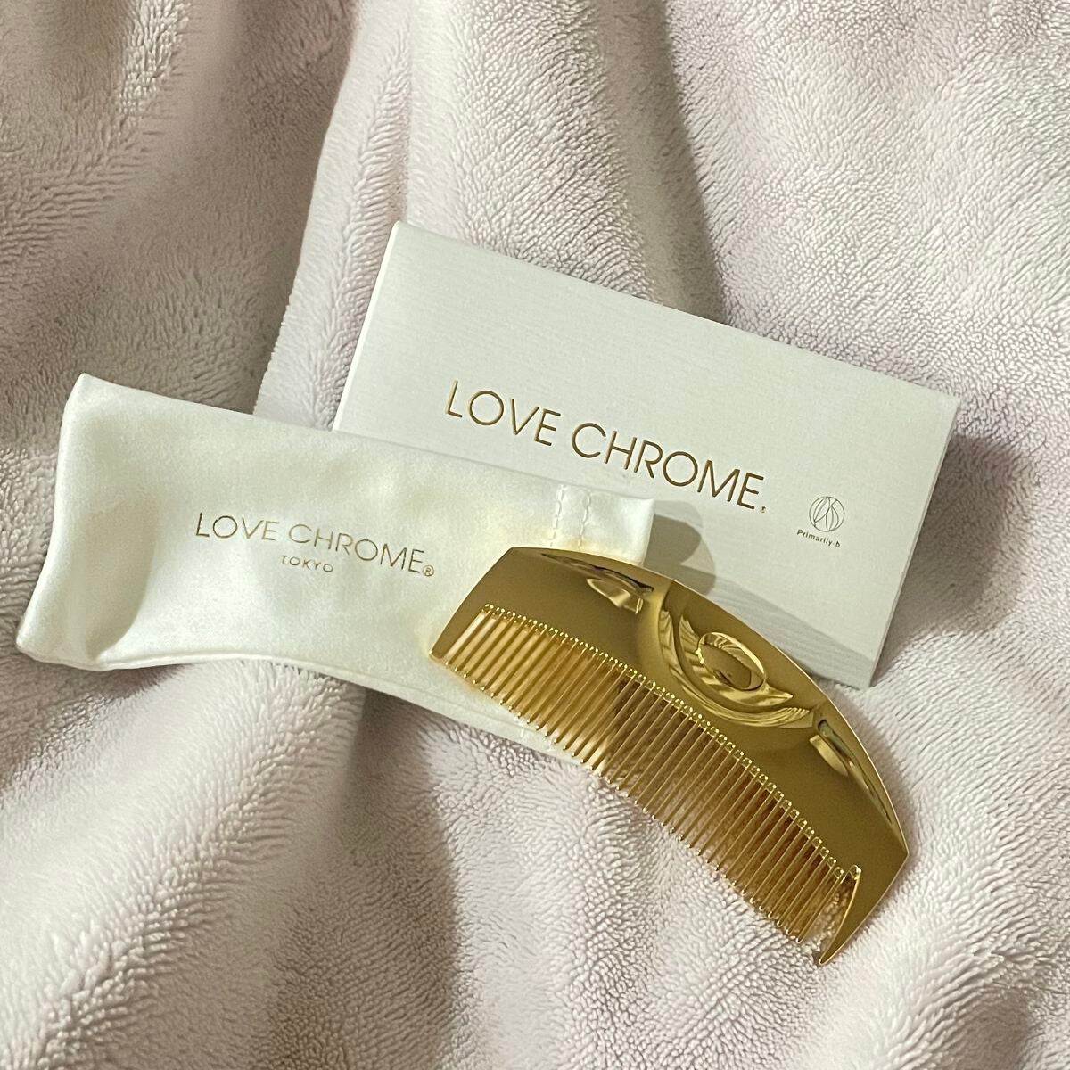 (R)K24GPツキ ゴールド/LOVECHROME/ヘアコームを使ったクチコミ(1枚目)