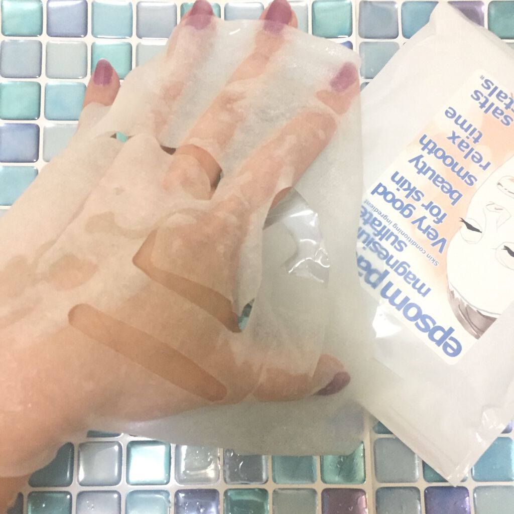 エプソムパック/sea crystals/シートマスク・パックを使ったクチコミ(4枚目)