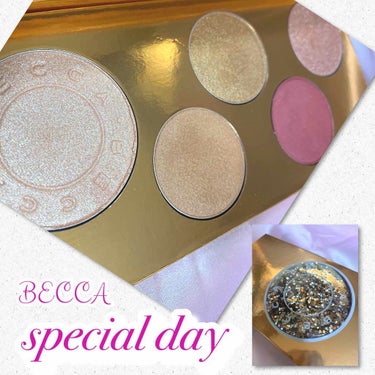 Pop Goes The Glow Champagne Pop Face & Eye Palette  /BECCA/メイクアップキットを使ったクチコミ（1枚目）