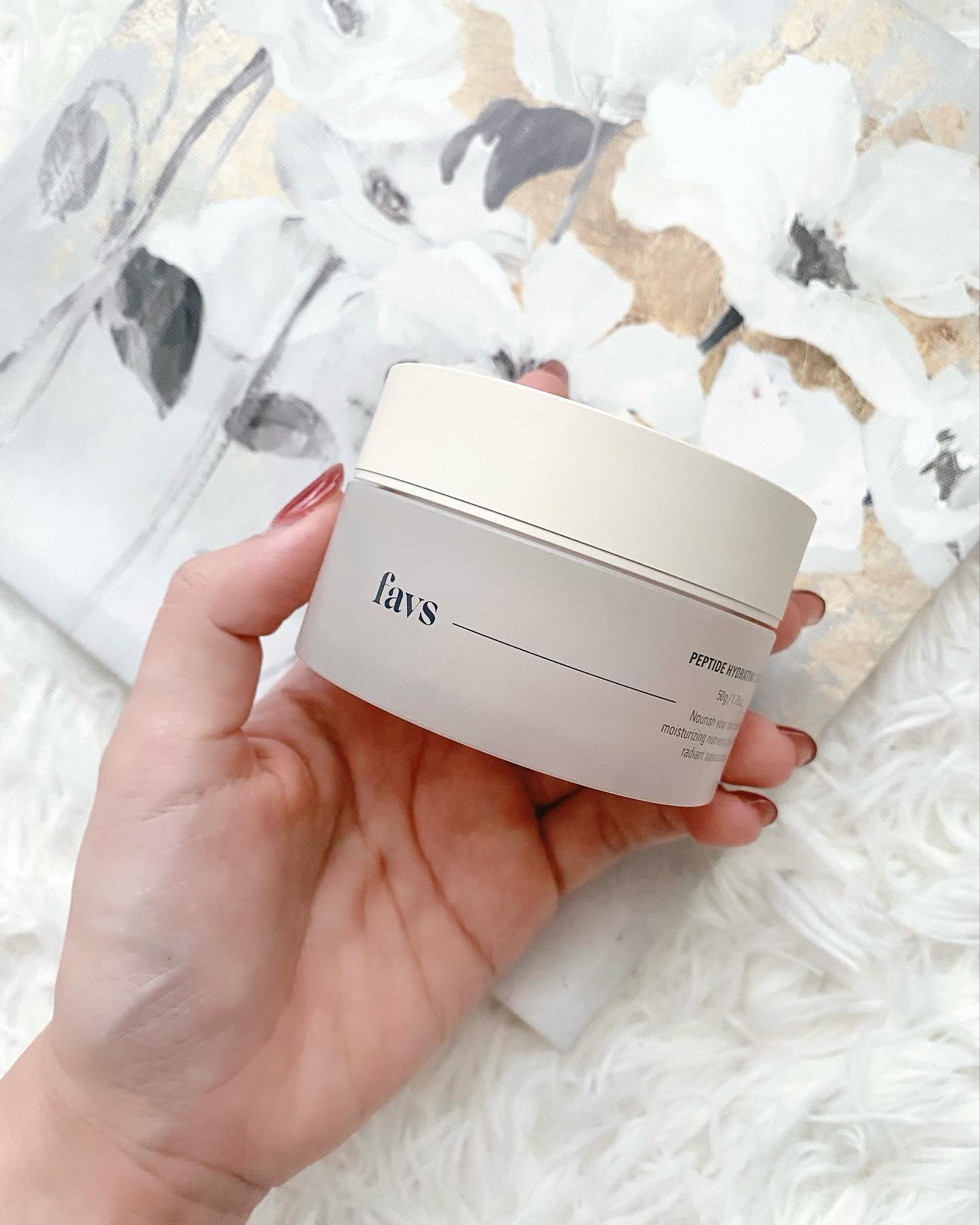 ペプチドハイドレーティングクリーム/favs/フェイスクリームを使ったクチコミ（2枚目）