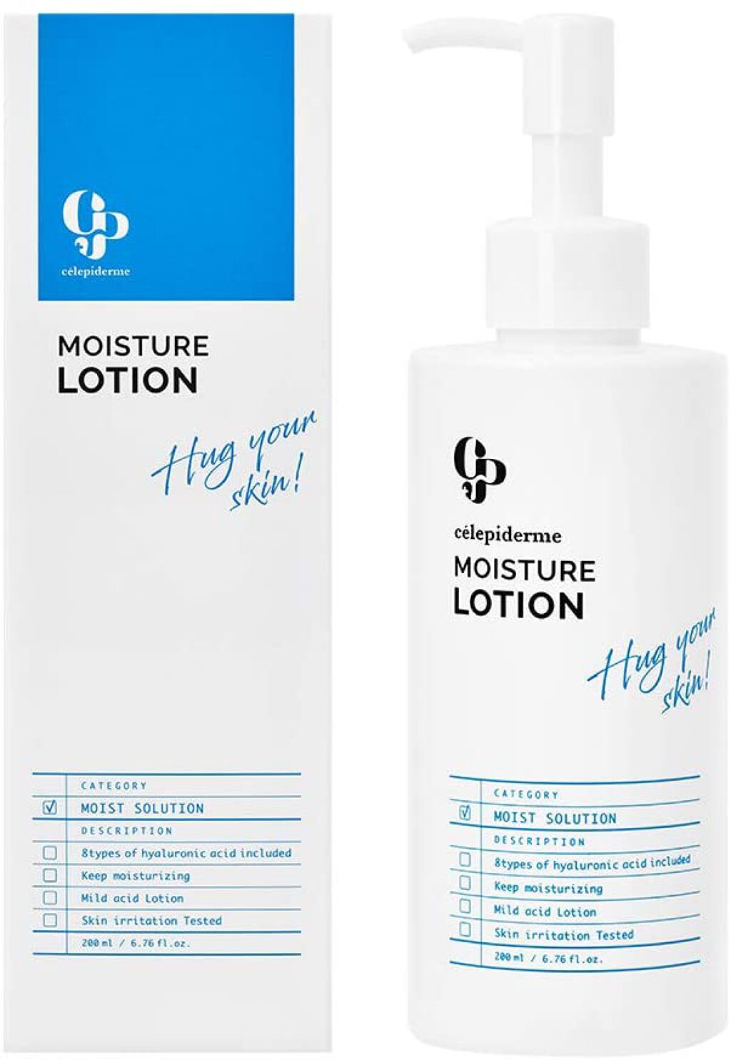 Hug Your Skin Moisture Lotion celepiderme