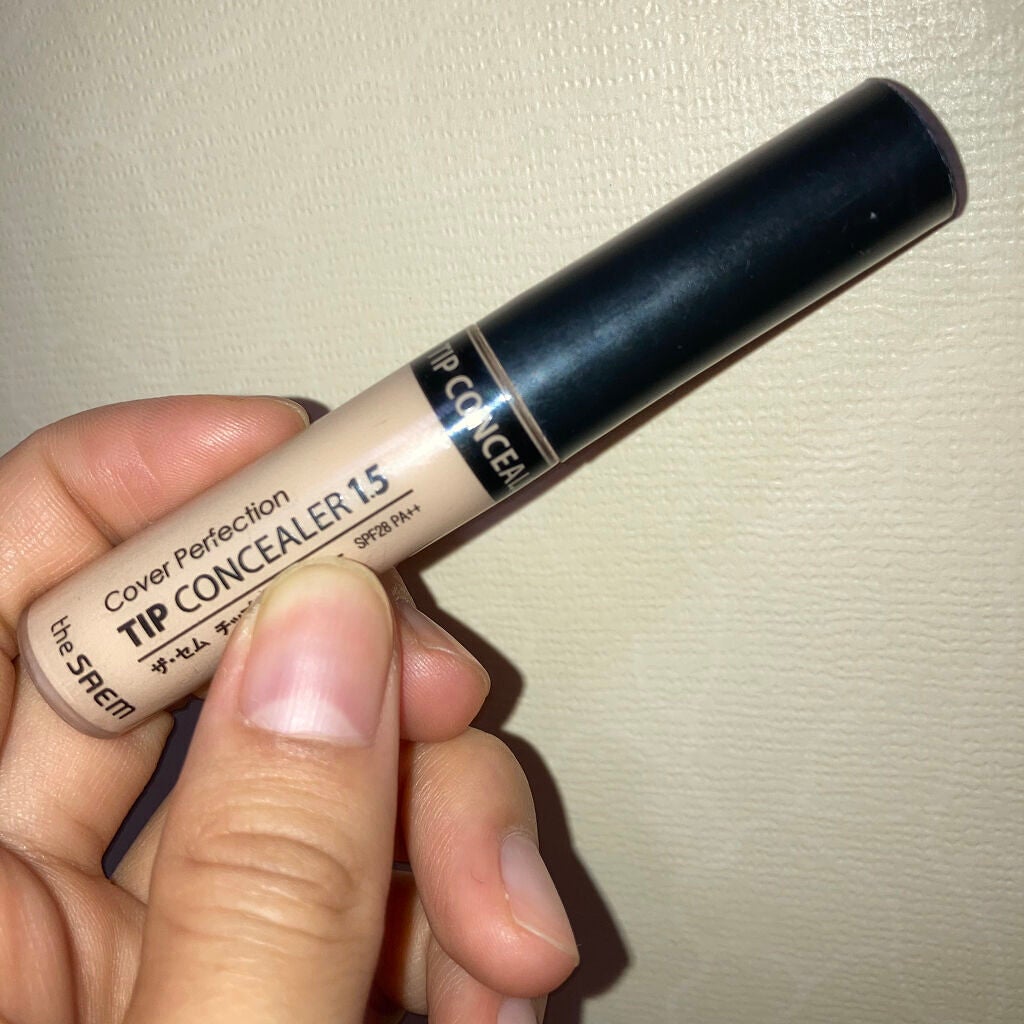 カバーパーフェクション チップコンシーラー/the SAEM/リキッドコンシーラーを使ったクチコミ(1枚目)