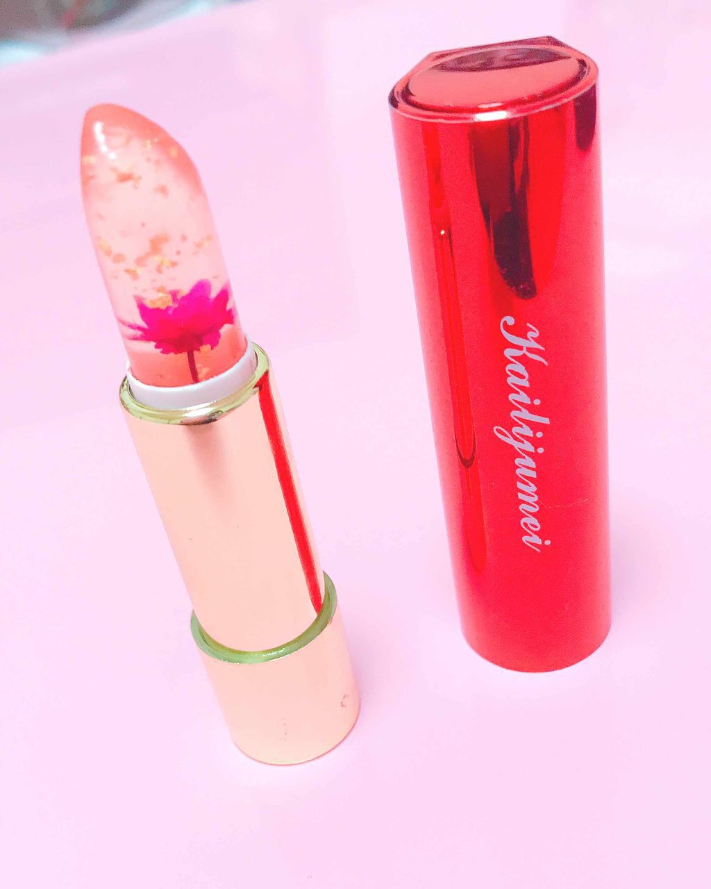 フラワーリップスティック/Kailijumei/口紅を使ったクチコミ（1枚目）