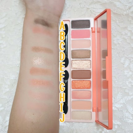 プレイカラー アイシャドウ/ETUDE/アイシャドウパレットを使ったクチコミ(2枚目)