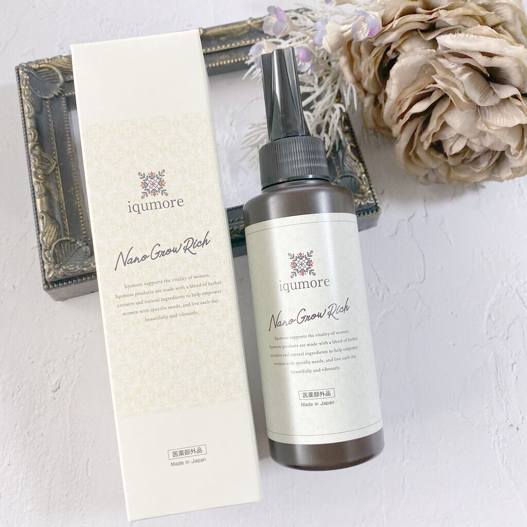 ナノグロウリッチ/iqumore/頭皮ローションを使ったクチコミ（1枚目）
