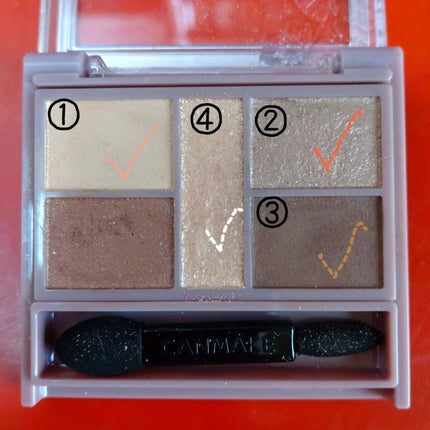 パーフェクトスタイリストアイズ/キャンメイク/アイシャドウパレットを使ったクチコミ(2枚目)