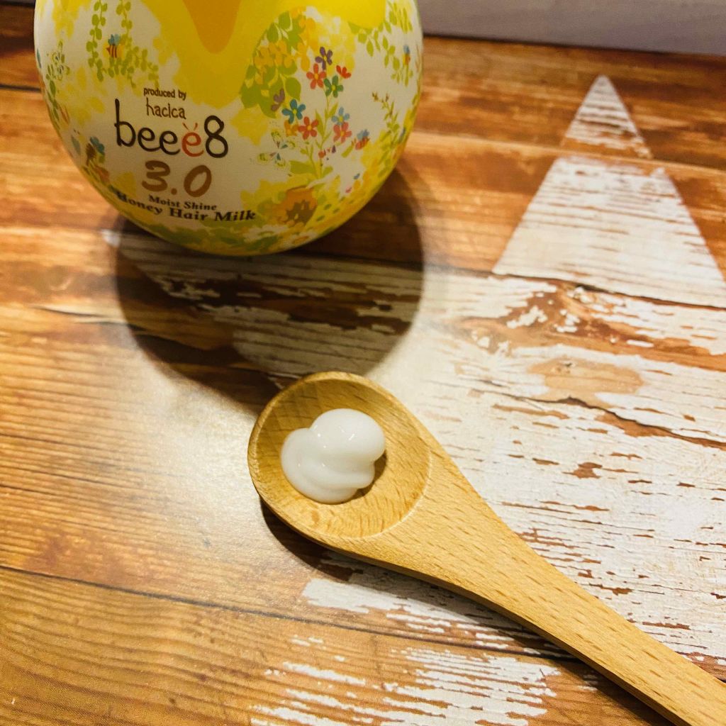 モイストシャイン ハニーヘアミルク 3.0/beee8/ヘアミルクを使ったクチコミ(2枚目)