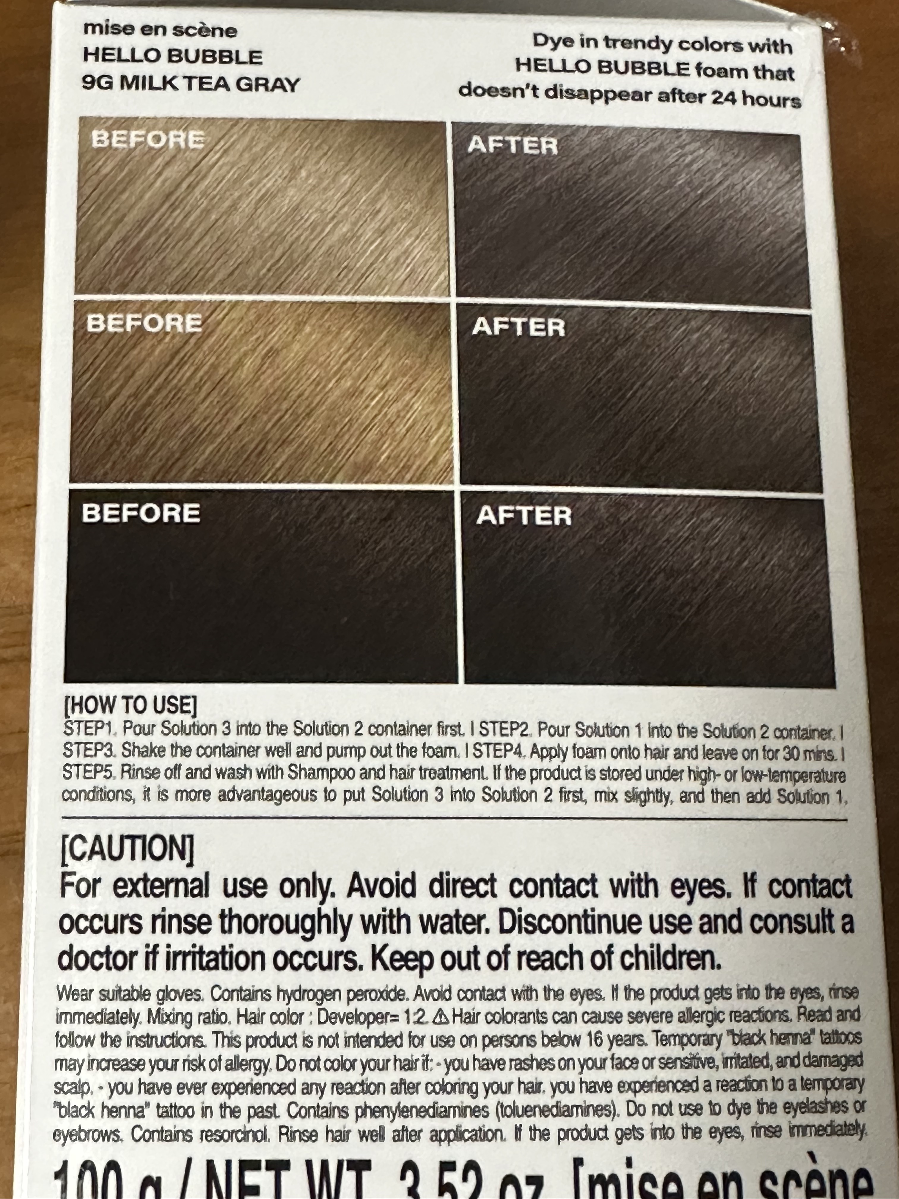 Hello Bubble Foam Color/miseenscene/ヘアカラーを使ったクチコミ（2枚目）