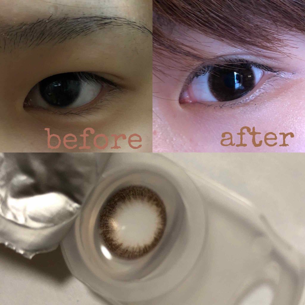 LuMia 1day ヌーディーブラウンプラス/LuMia/ワンデー（１DAY）カラコンを使ったクチコミ（2枚目）