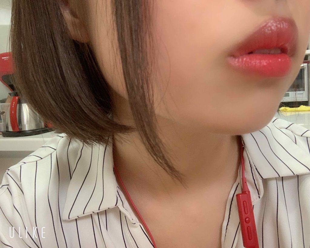 グレイズバームリップ GB07 ウォーターメロン/excel/口紅を使ったクチコミ（3枚目）