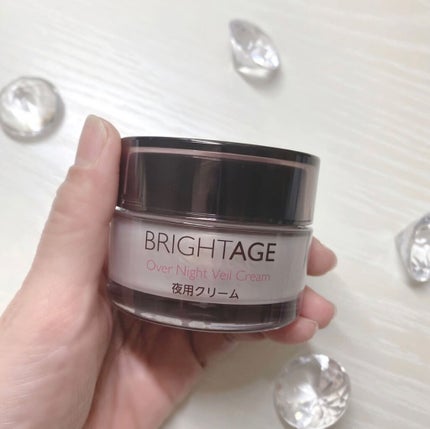 オーバーナイト ヴェールクリーム/BRIGHTAGE/フェイスクリームを使ったクチコミ(1枚目)