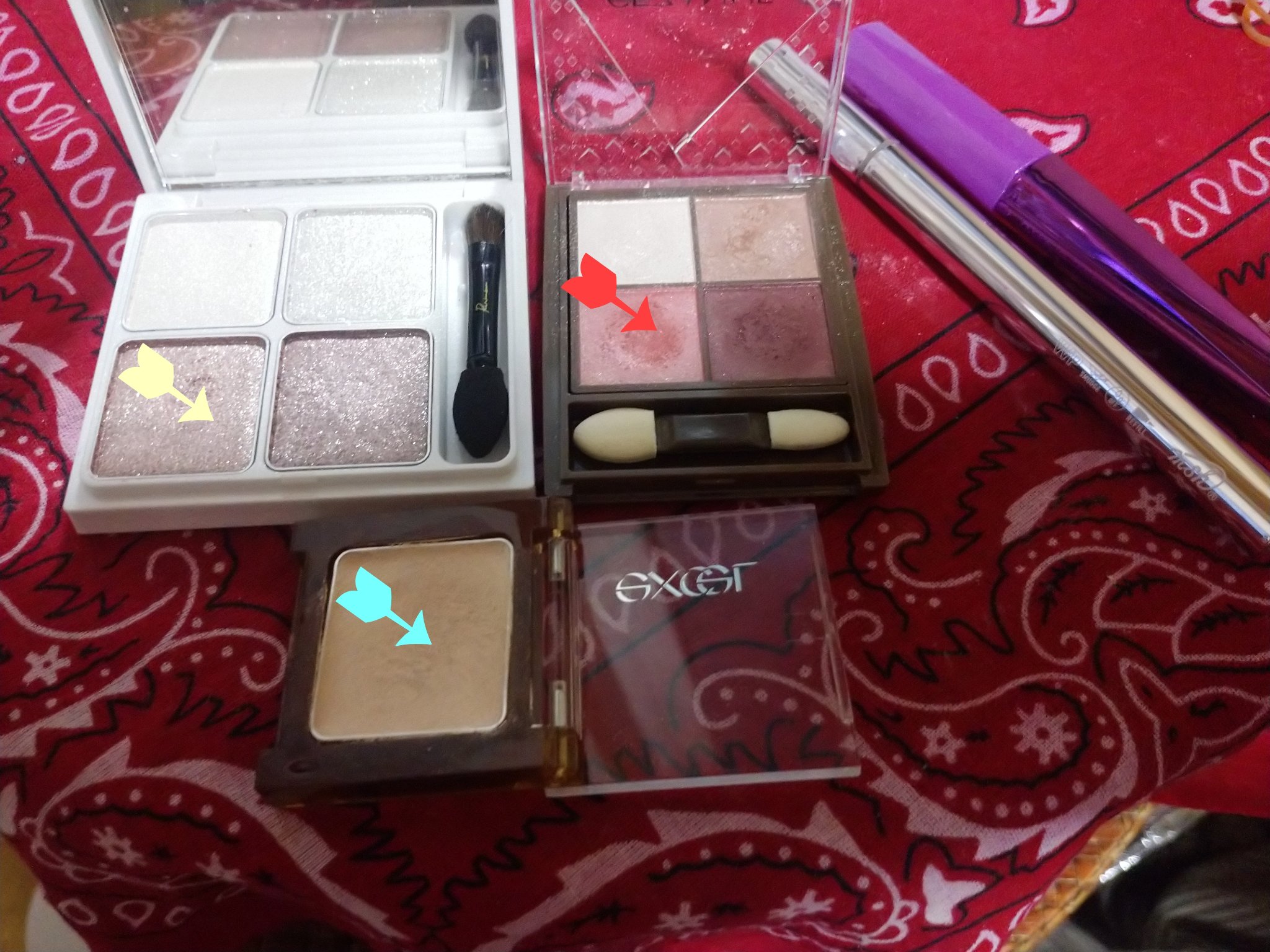 ニュアンスオンアイシャドウ/CEZANNE/アイシャドウパレットを使ったクチコミ（1枚目）