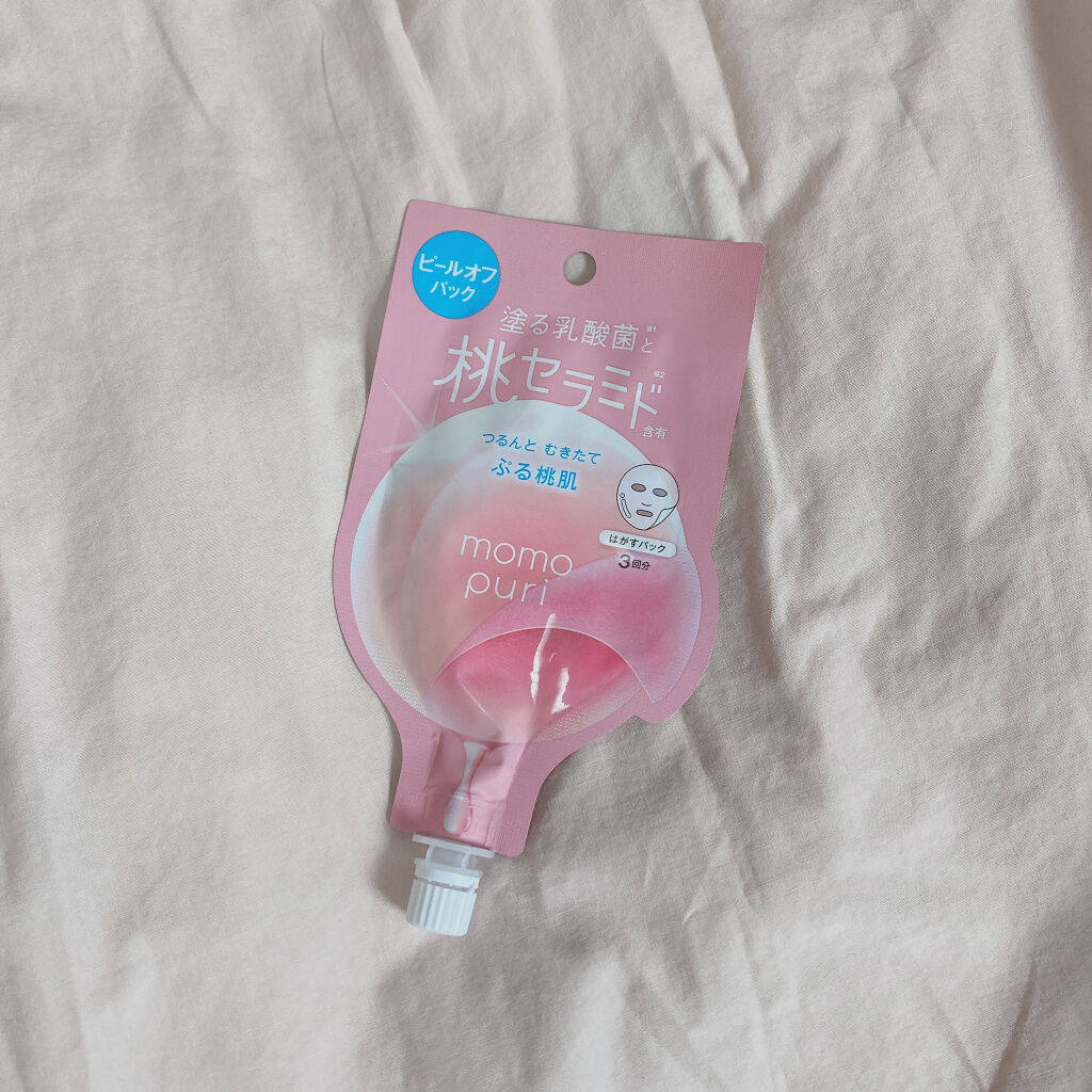 ももぷり フレッシュピールオフパック/ももぷり/ピーリングを使ったクチコミ（2枚目）