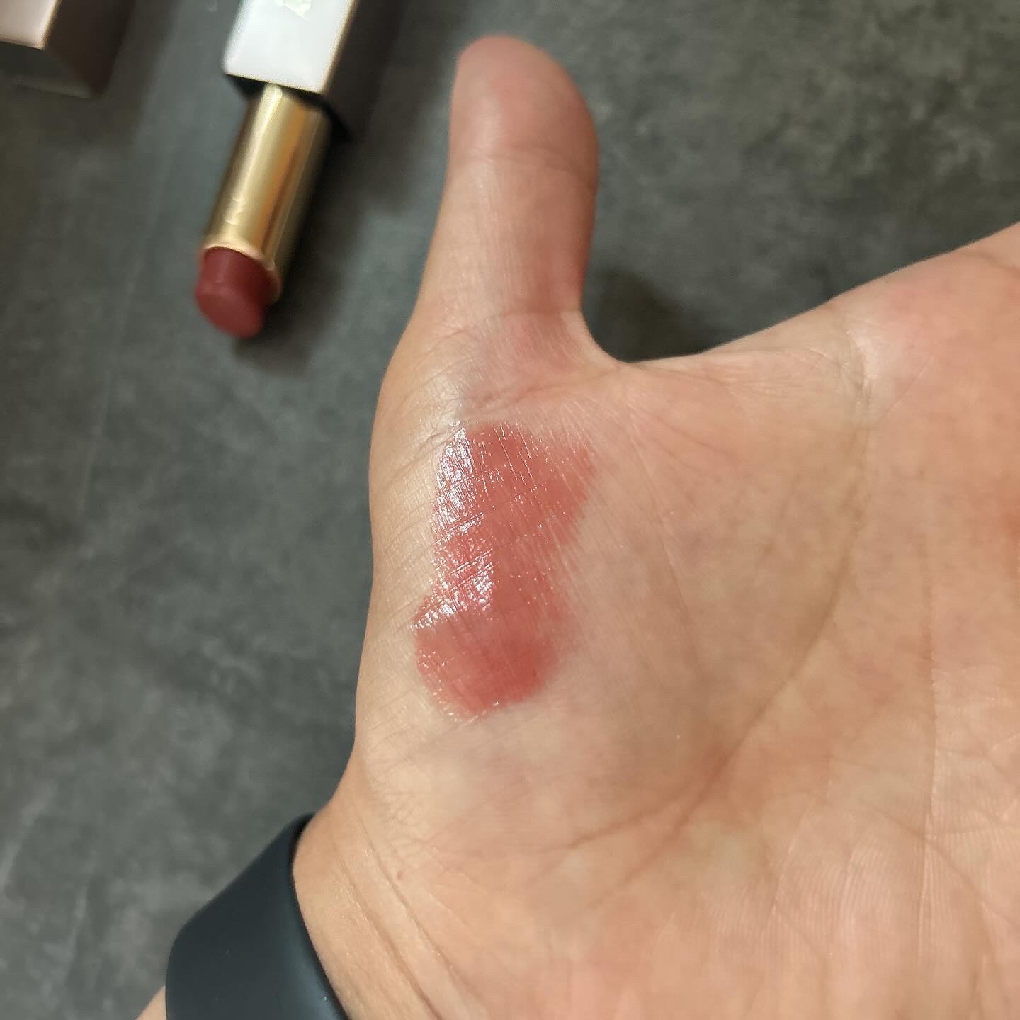 リリミュウ バタールージュ/Ririmew/口紅を使ったクチコミ（2枚目）