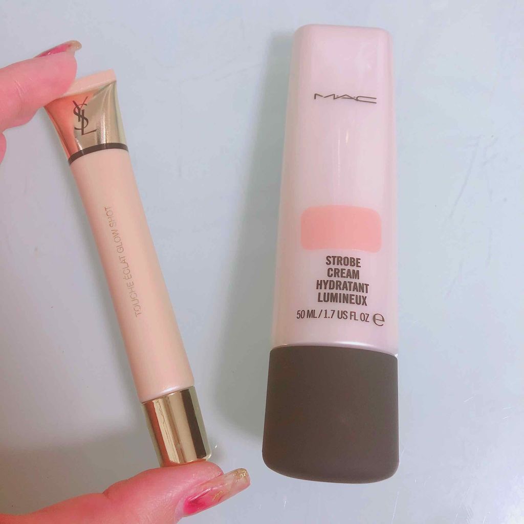 ラディアント タッチ グロウ ショット/YVES SAINT LAURENT BEAUTE/ジェル・クリームチークを使ったクチコミ（1枚目）