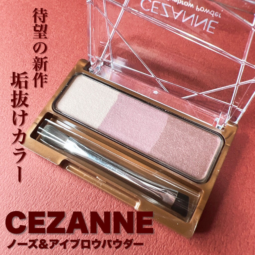 ノーズ&アイブロウパウダー/CEZANNE/パウダーアイブロウを使ったクチコミ(1枚目)