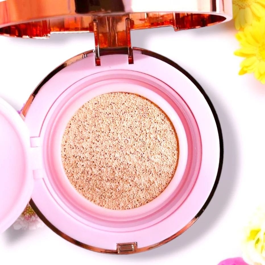 ピンクティーツリーカバークッション/APLIN/クッションファンデーションを使ったクチコミ(4枚目)