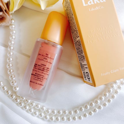 フルーティーグラムティント/Laka/リップティントを使ったクチコミ(2枚目)