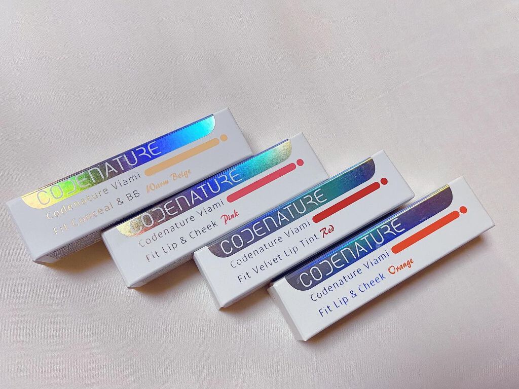 ビアミフィットリップ&チーク/CODENATURE/リップグロスを使ったクチコミ(2枚目)