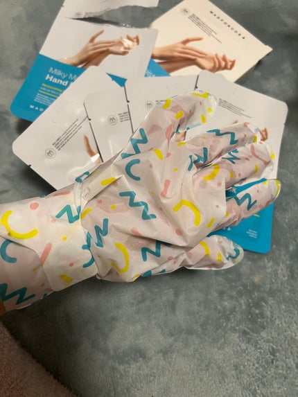 ミルキーモイスチャーハンドマスク/MADFORCOS/ハンドクリームを使ったクチコミ(9枚目)