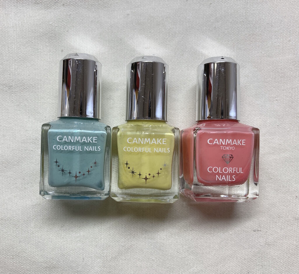カラフルネイルズ/キャンメイク/マニキュアを使ったクチコミ（1枚目）