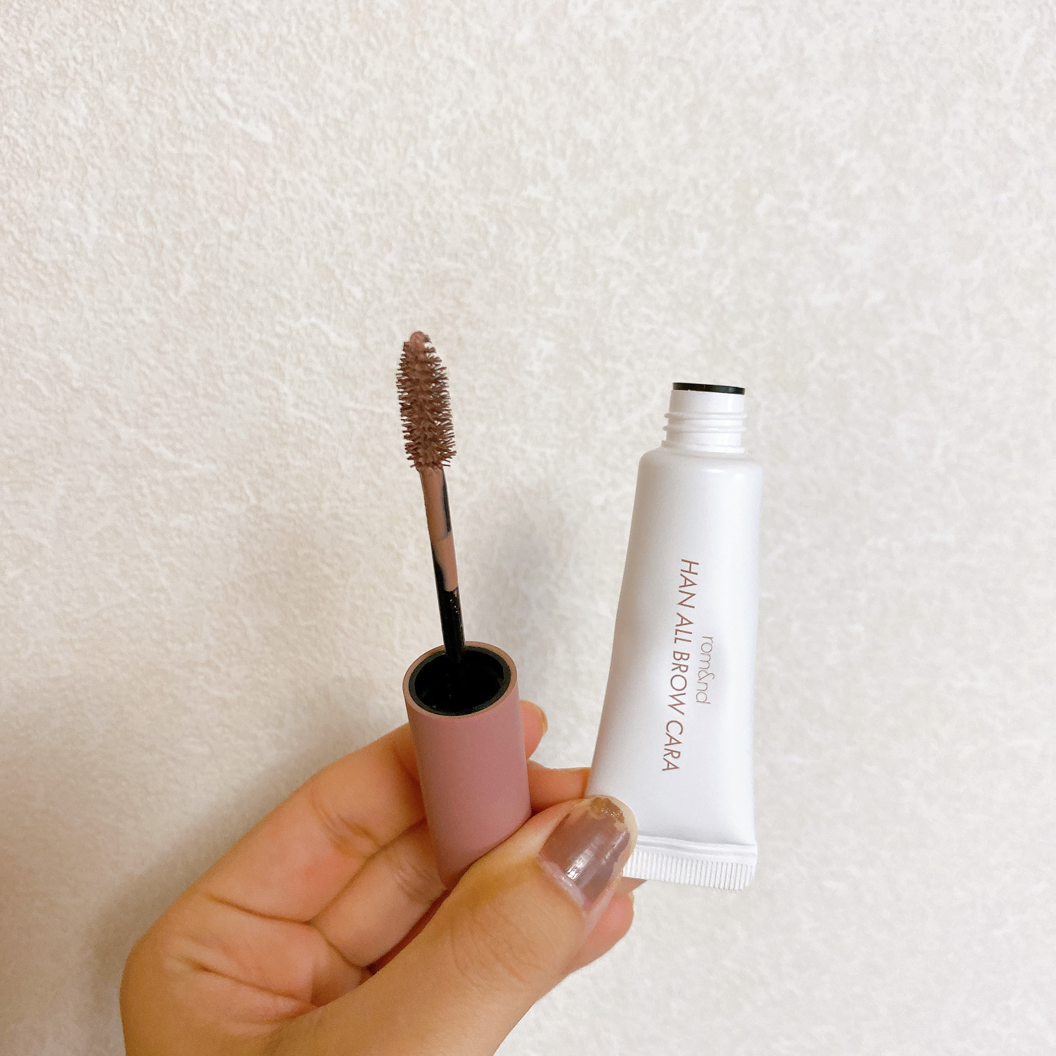 ハンオールブロウカラ/rom&nd/眉マスカラを使ったクチコミ（1枚目）