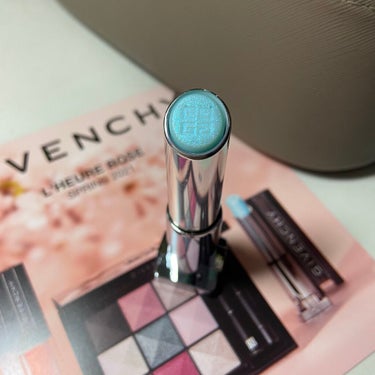 ランテルディ・リップスティック No.01 フローズン・ブルー(限定)/GIVENCHY/口紅を使ったクチコミ（2枚目）