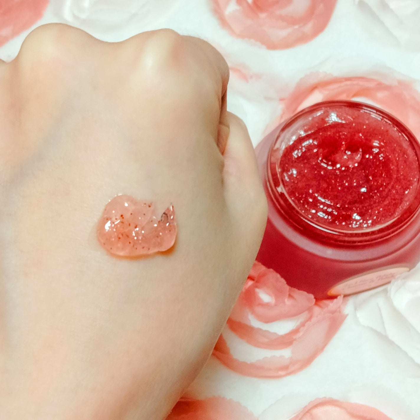 フェイスポリッシャー コンフォーティング・ローズ/SABON/スクラブ・ゴマージュを使ったクチコミ(3枚目)