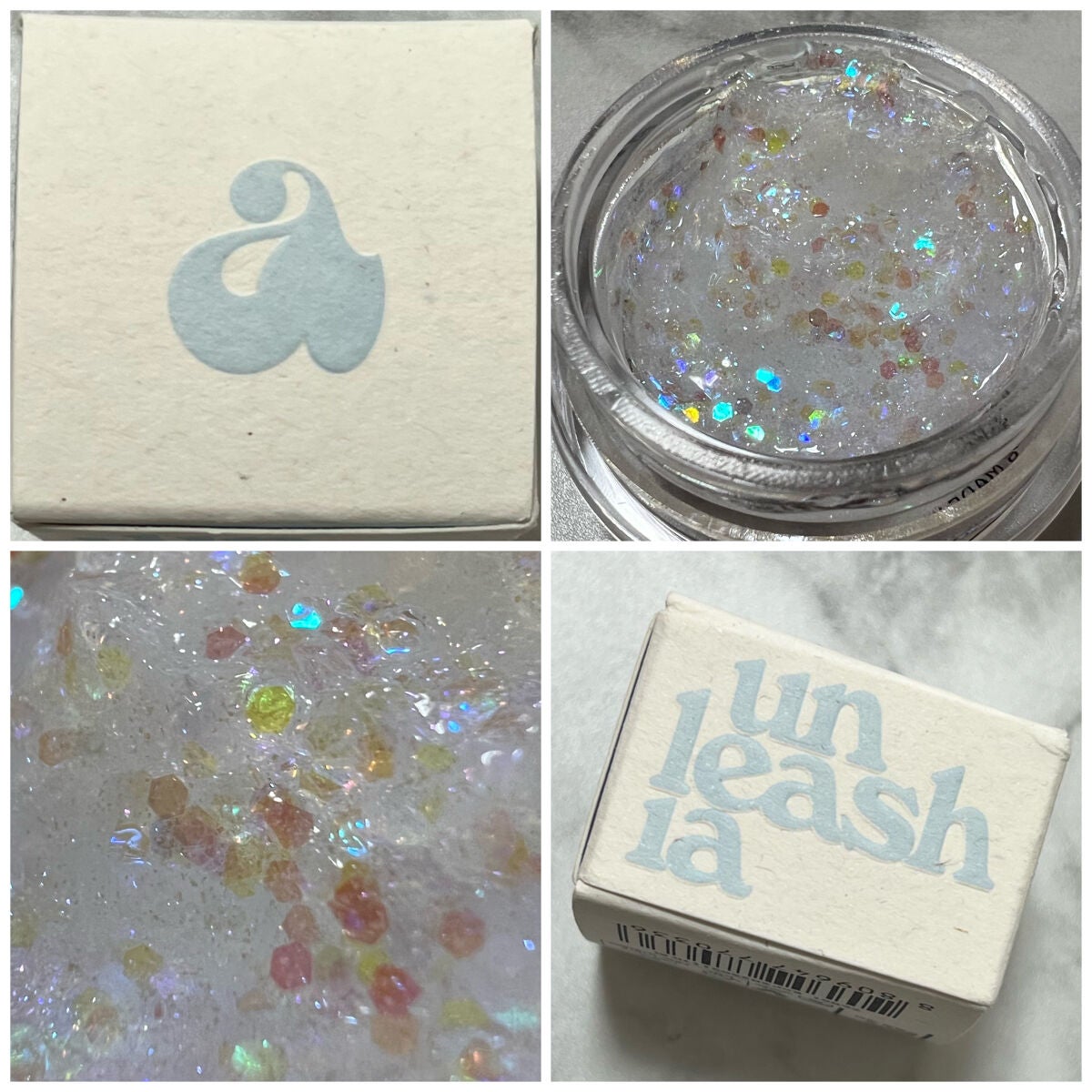 ゲットルーズグリッタージェル/unleashia/グリッターを使ったクチコミ(3枚目)