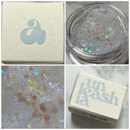 ゲットルーズグリッタージェル N°1オーロラキャッチャー/unleashia/グリッターを使ったクチコミ(3枚目)