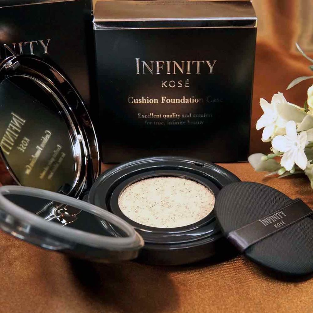 クッション セラム グロウ/インフィニティ/クッションファンデーションを使ったクチコミ(1枚目)
