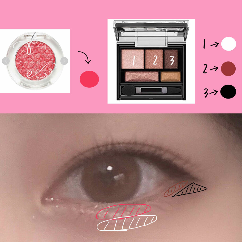 ルックアット マイアイジュエル/ETUDE/単色アイシャドウを使ったクチコミ（2枚目）