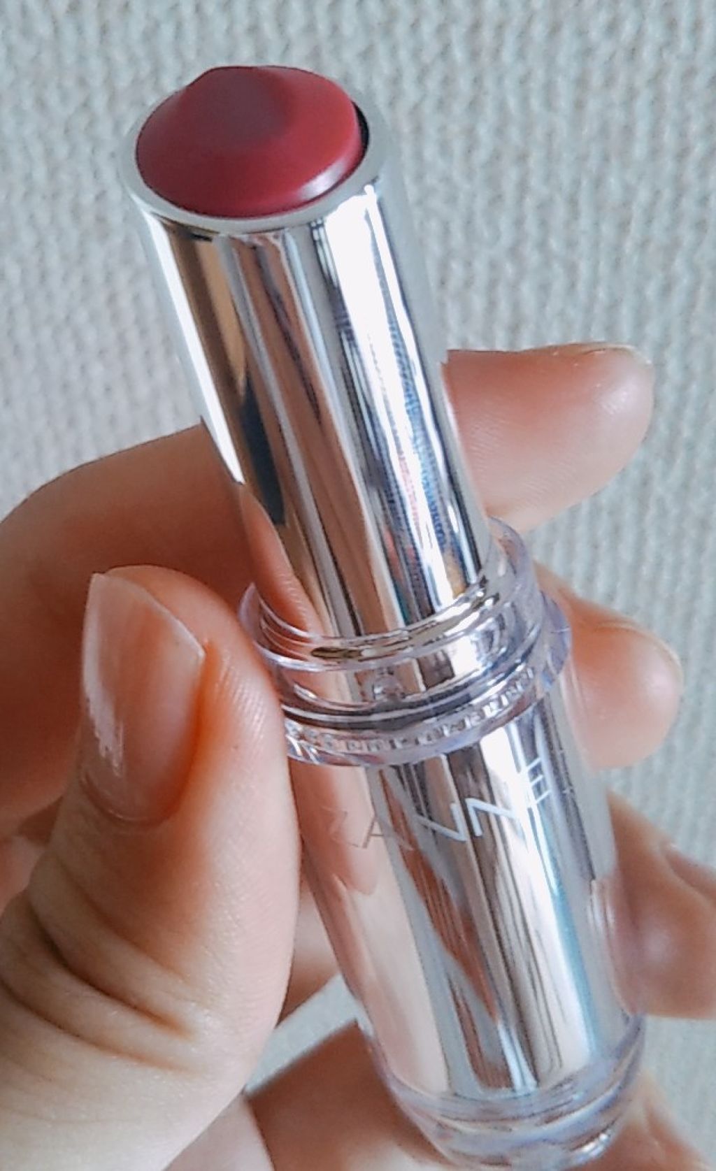 ラスティンググロスリップ/CEZANNE/口紅を使ったクチコミ（3枚目）