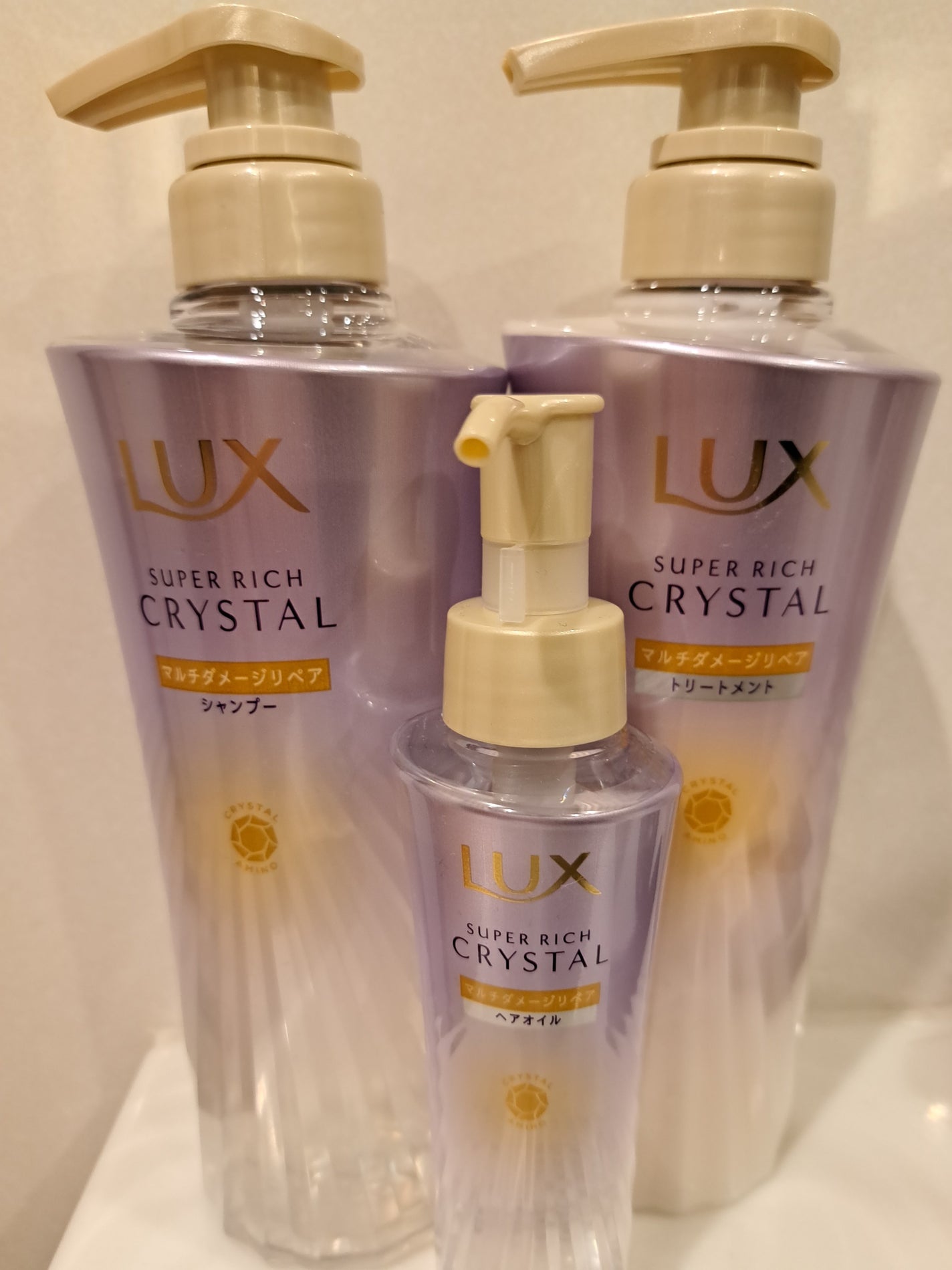 スーパーリッチクリスタル マルチダメージリペア シャンプー/トリートメント/LUX/市販シャンプーを使ったクチコミ(1枚目)